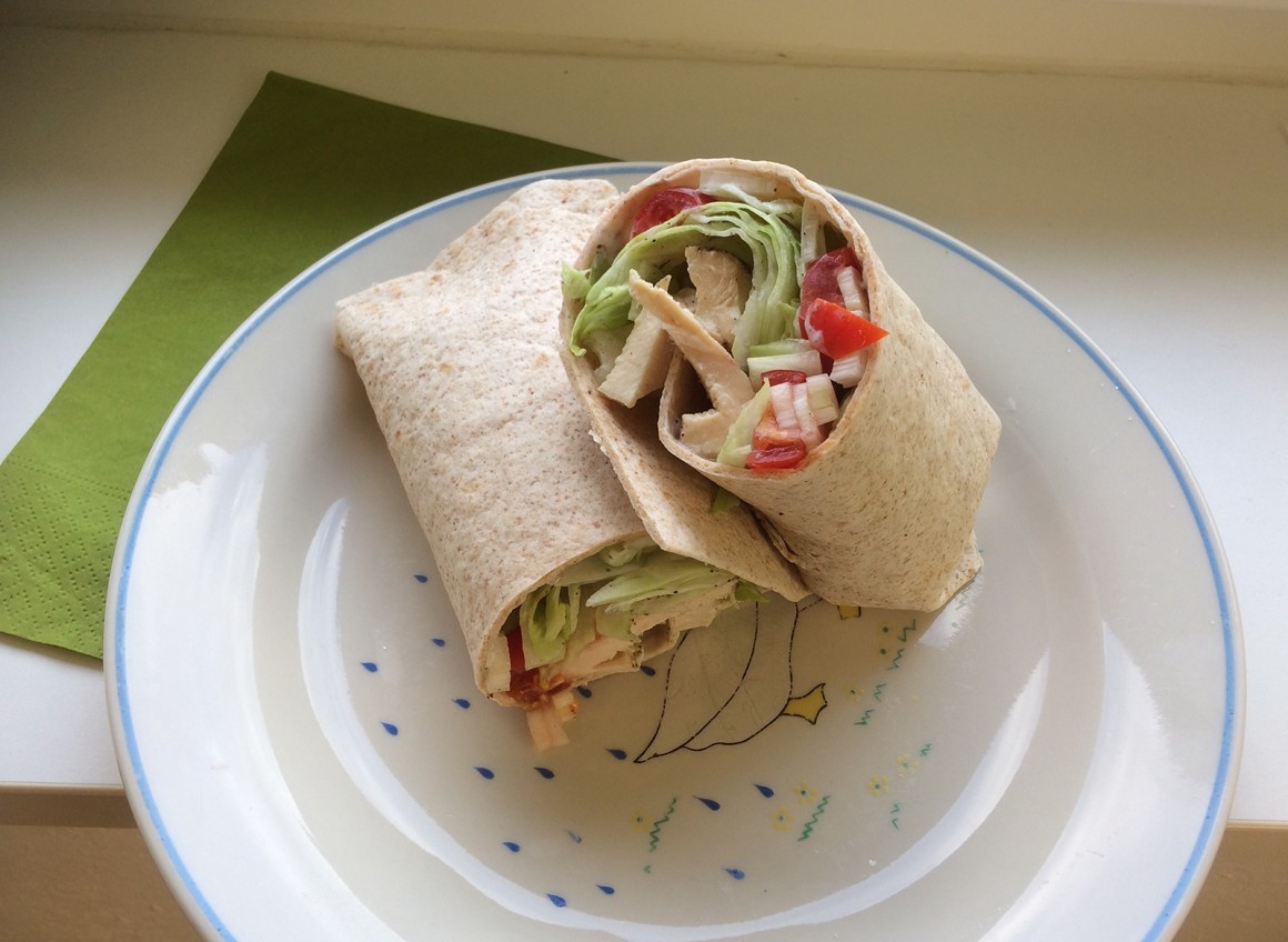 Wraps mit Hähnchen Rezept