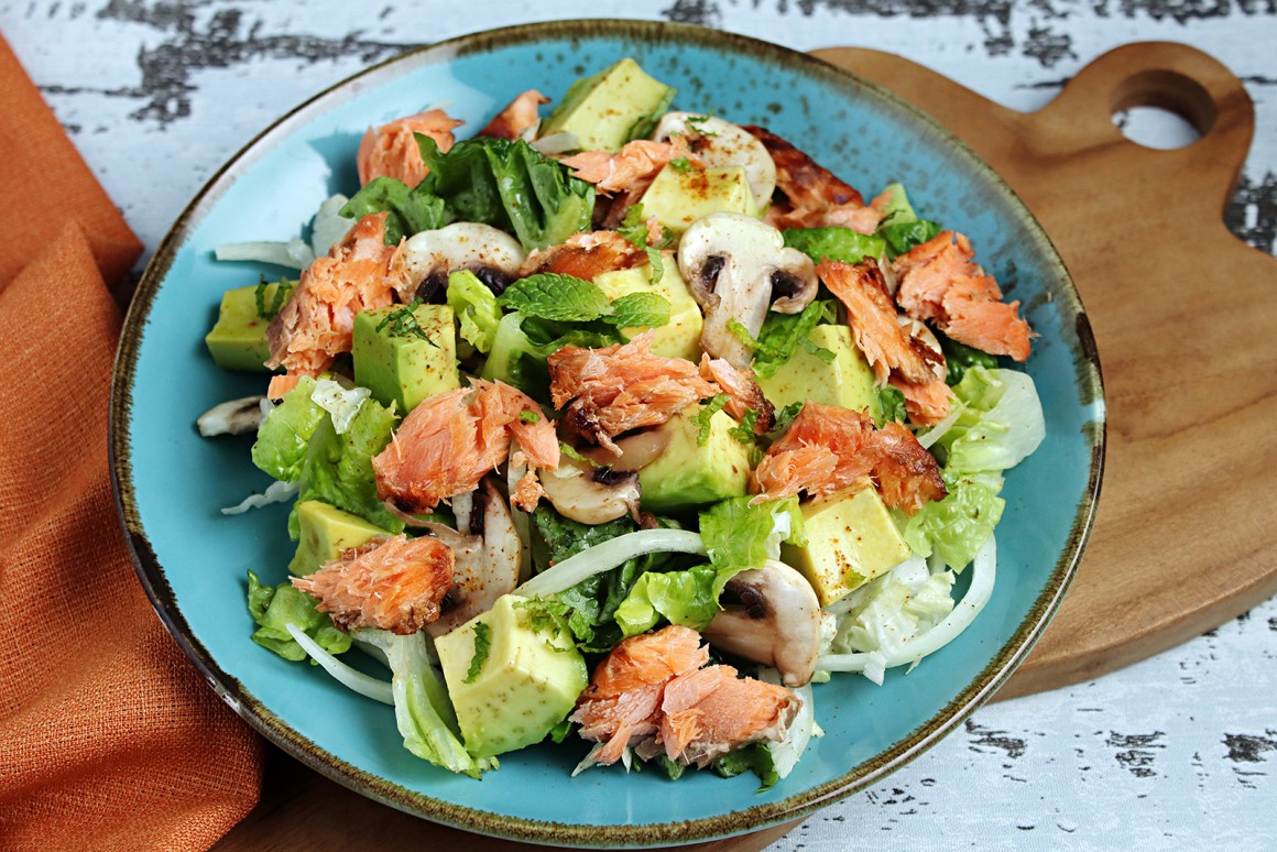 Avocado Lachs Salat Rezept