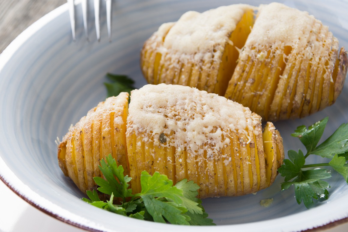 Hasselback Kartoffeln Aus Dem Ofen Rezept