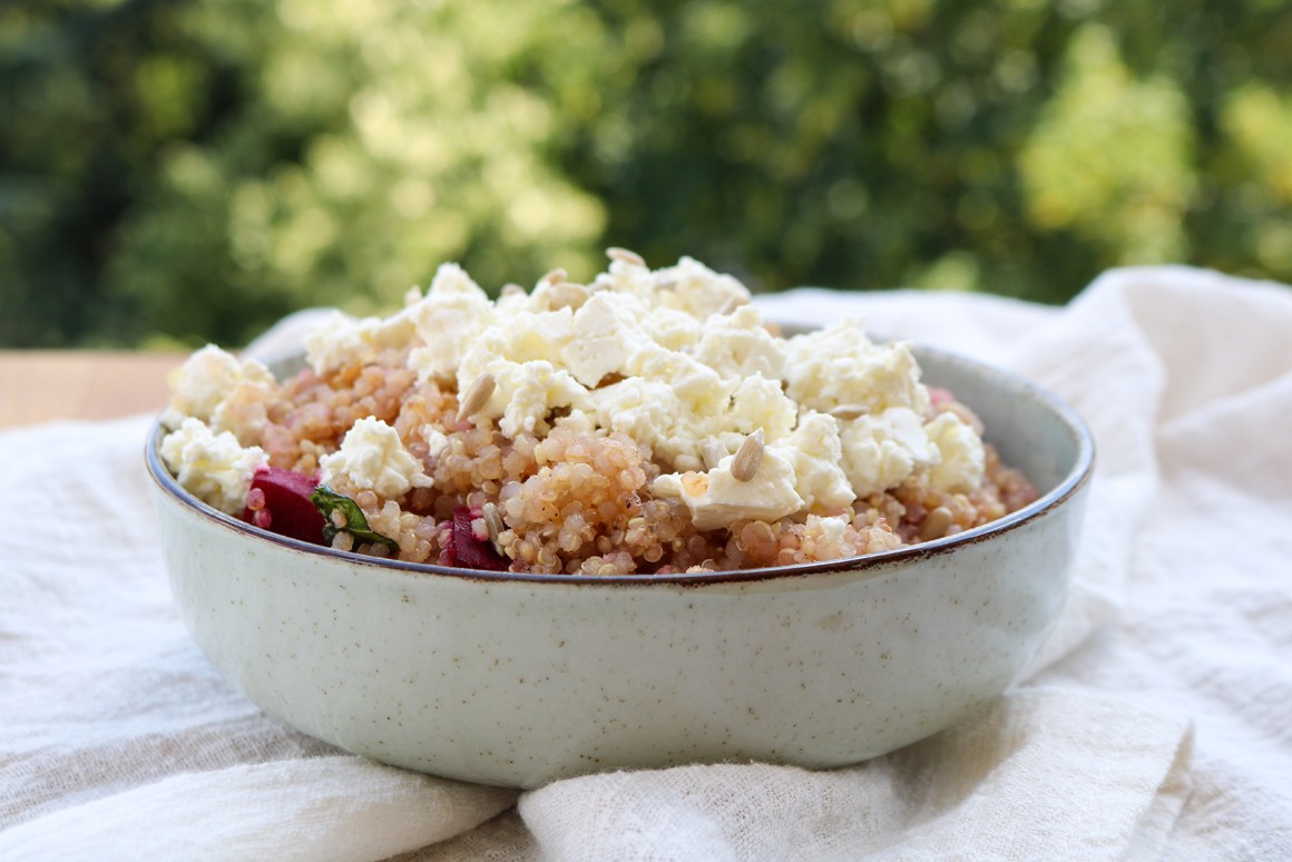 Rote Bete Quinoa Salat Rezept