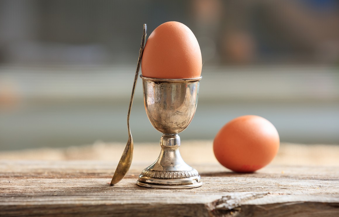 Eier besser nicht mit Silberlöffeln essen?