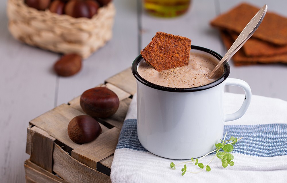 Kochen mit Kürbis, Maroni, Nüsse und Rüben