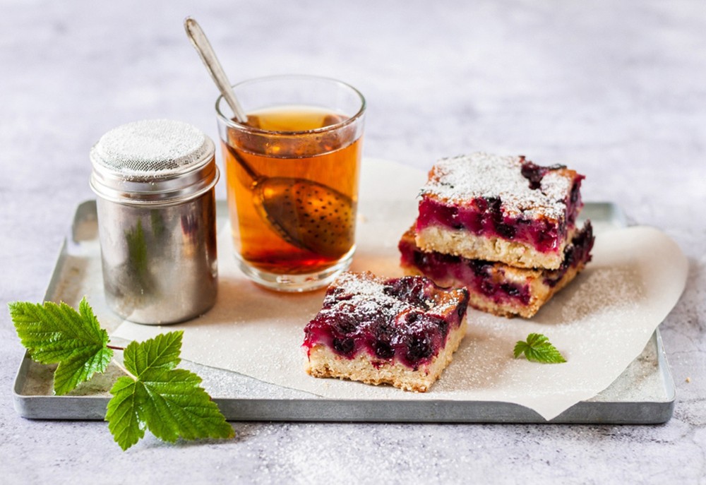 Einfacher Johannisbeerkuchen