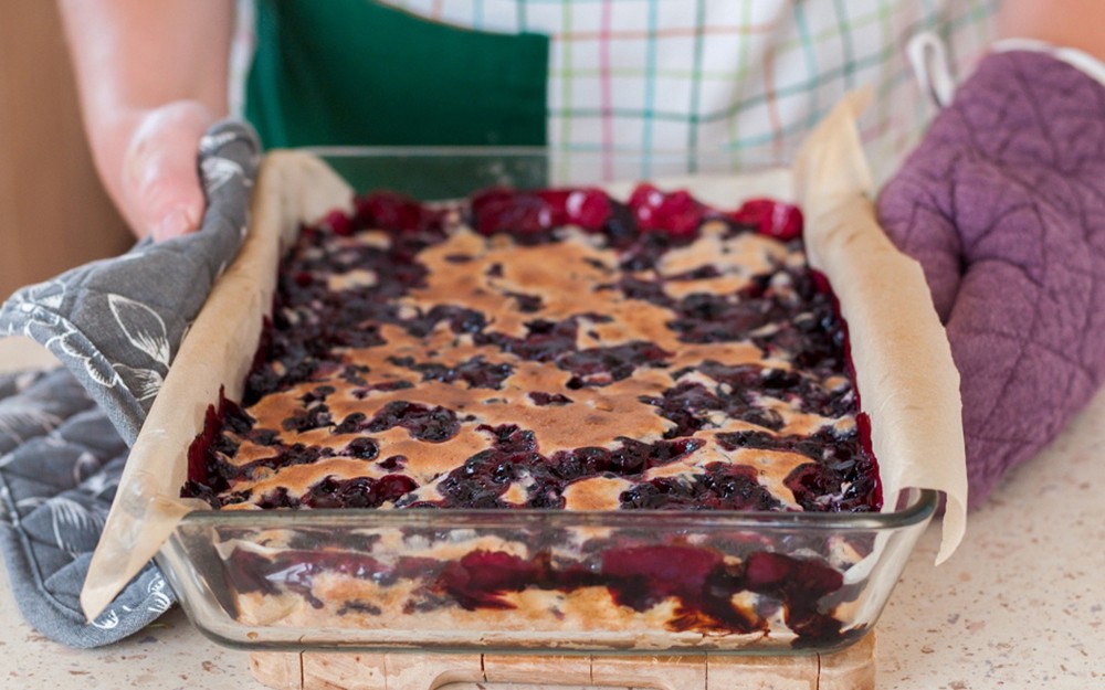Einfacher Johannisbeerkuchen