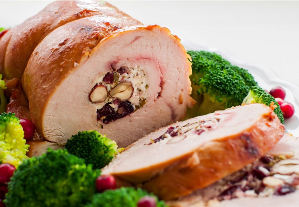 Gefüllter Truthahn-Rollbraten