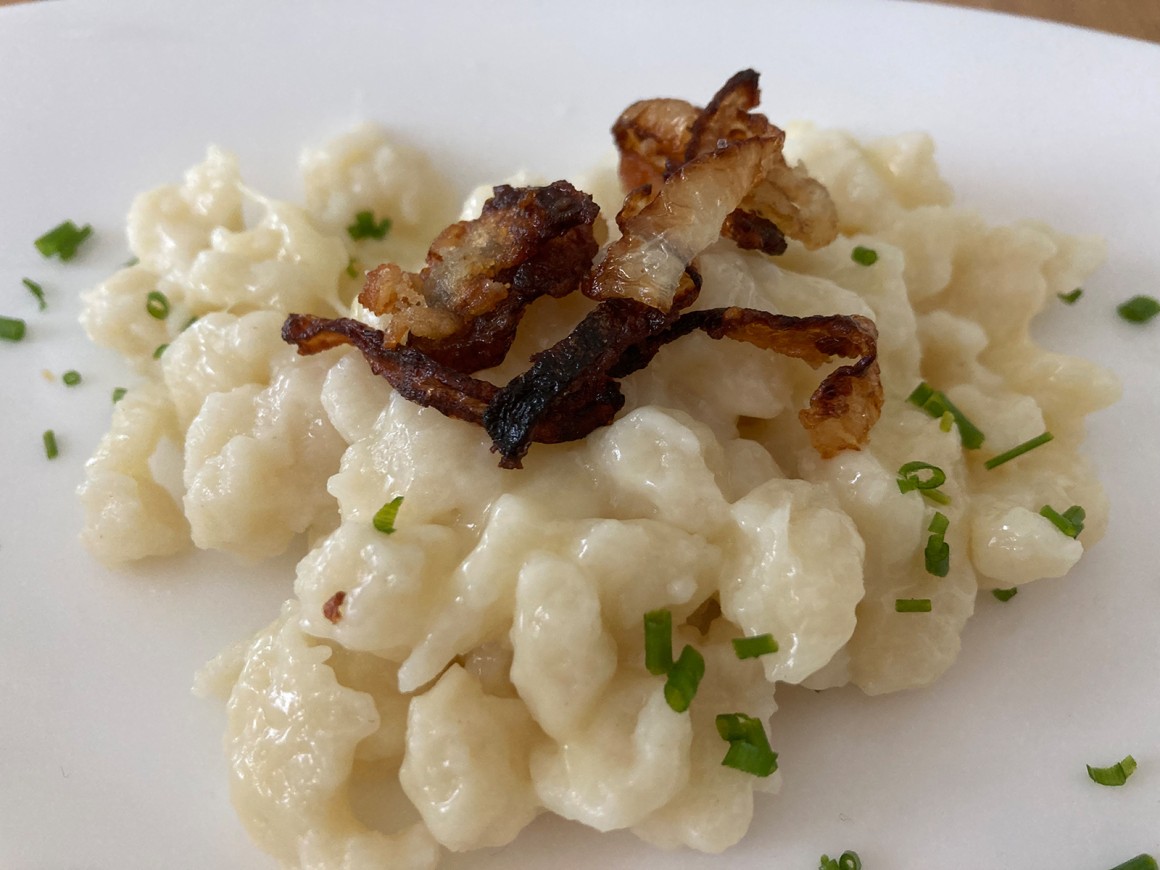 Einfache Käsespätzle