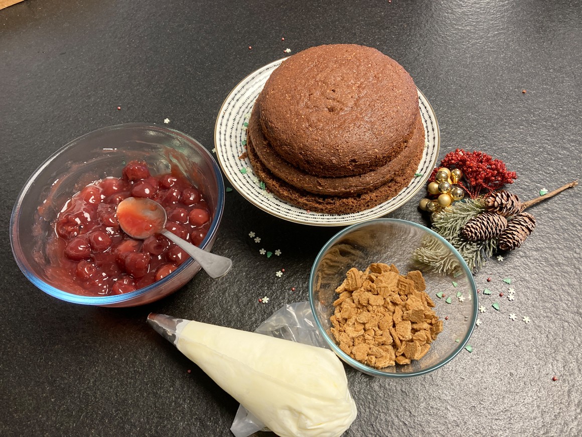 Strickmützen-Torte