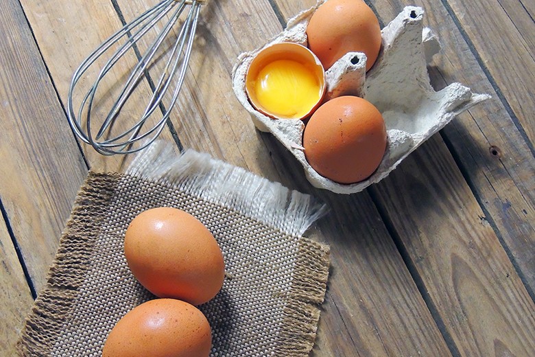 Eier in der Küche