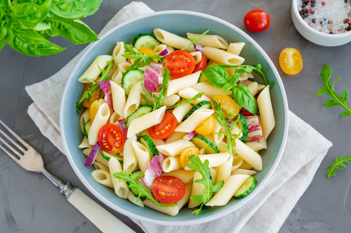 Ideal für den Sommer: der Nudelsalat