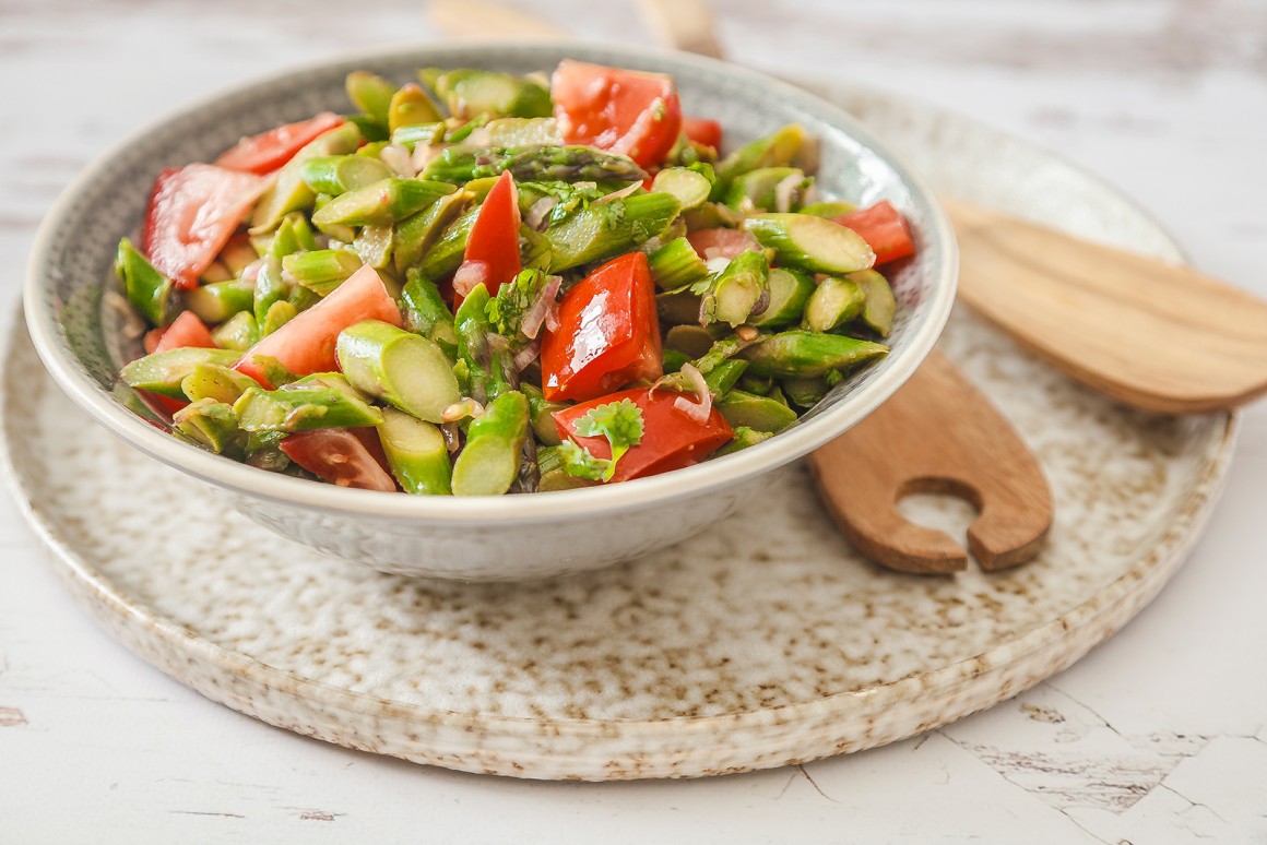 Grüner Spargelsalat