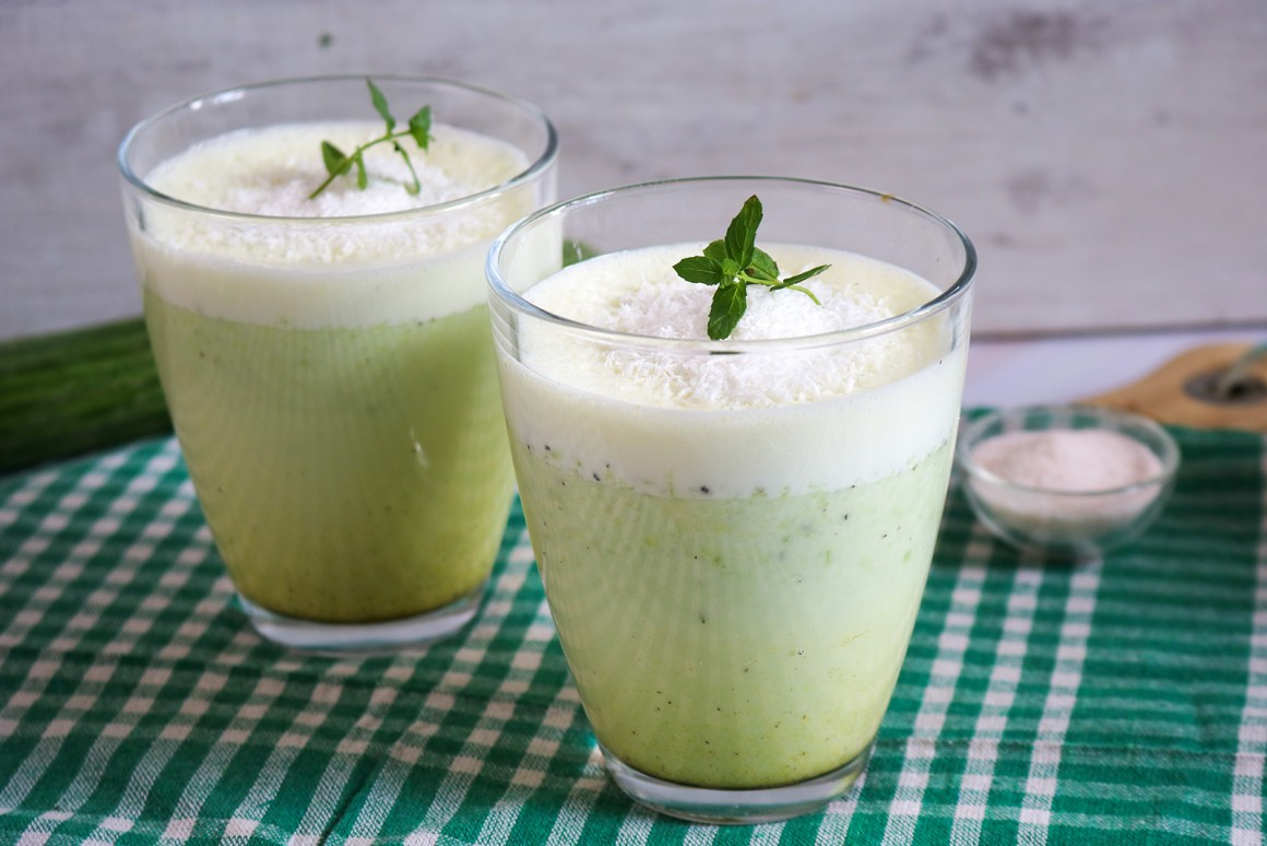 Gurkensuppe mit Kokos