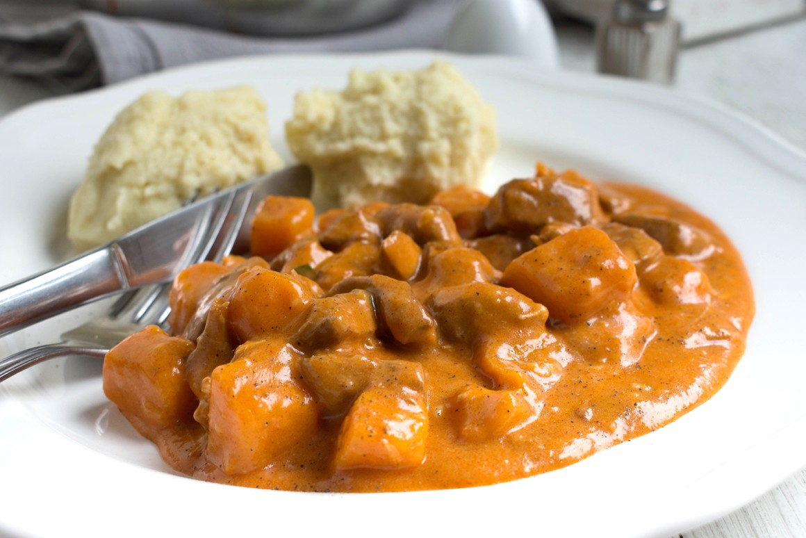 Küribs-Rahmgulasch
