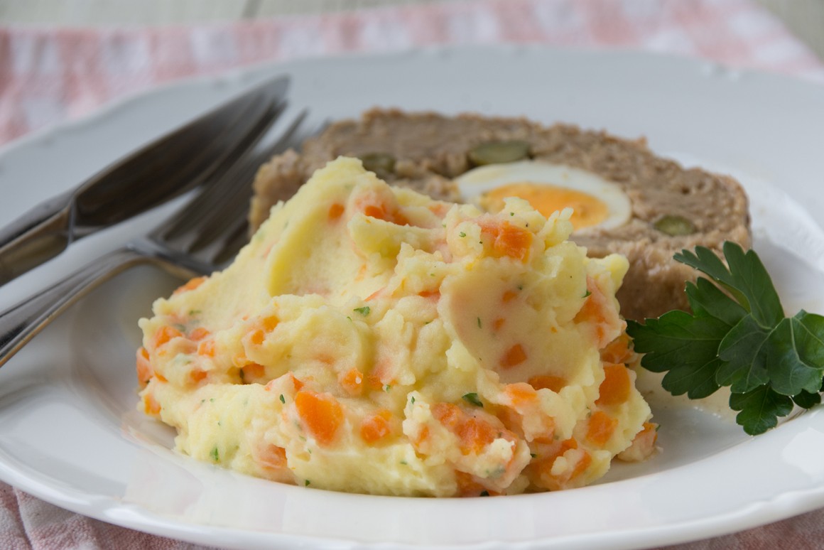 Kartoffelbrei mit Gemüse
