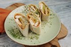 Würzige Hähnchen-Wraps