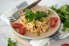 Rührei mit Lachs