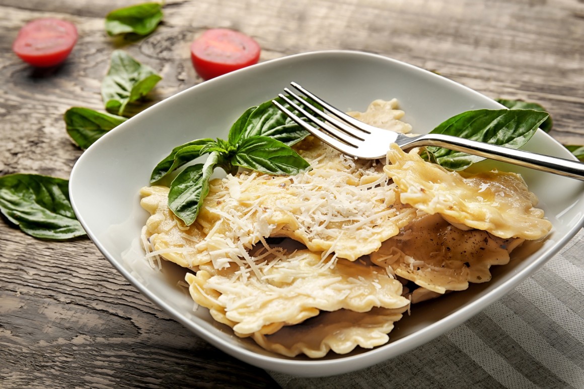 Selbstgemachte Ravioli