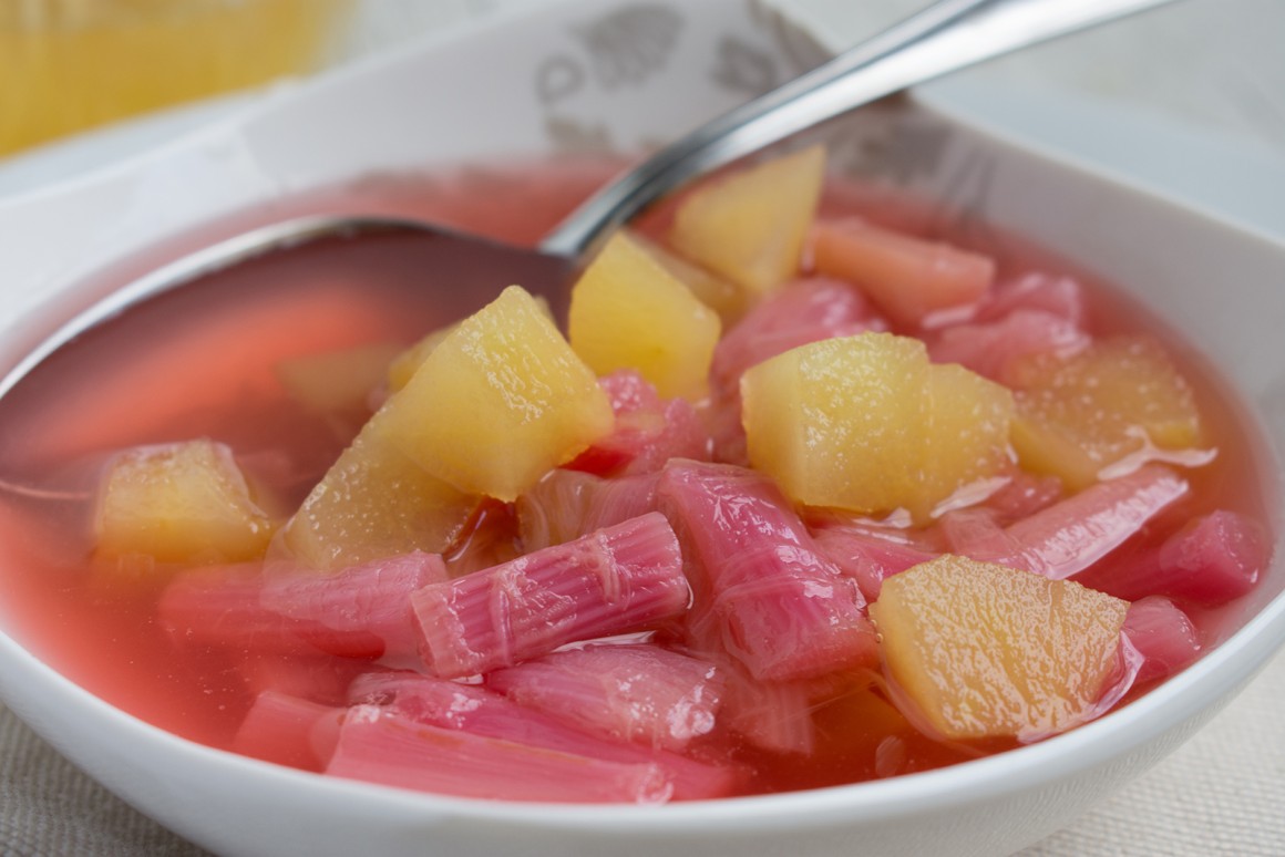 Rhabarber-Apfel-Kompott