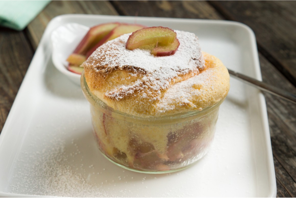 Rhabarber-Soufflé