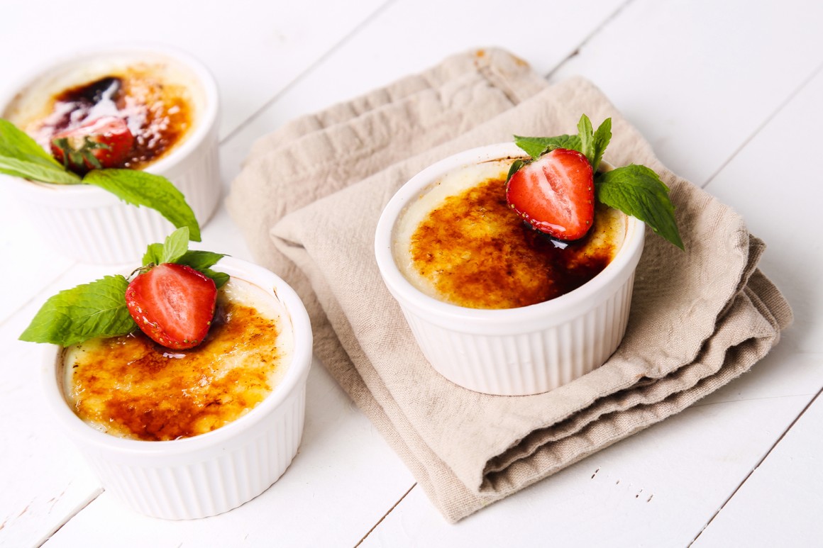Klassische Crème brûlée