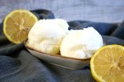 Prickelndes Sekt-Sorbet