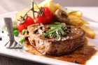 Pfeffersteak flambiert