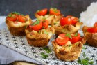 Herzhafte Toast-Muffins