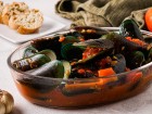 Miesmuscheln in Tomatensauce