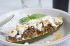 Gefüllte Zucchini