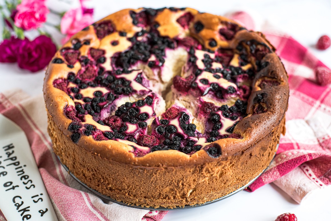 Cheesecake mit Beeren