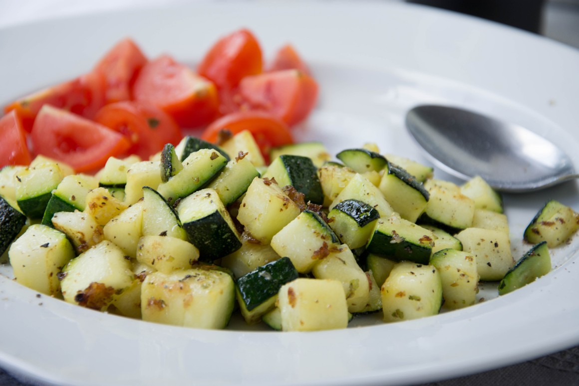 Gebratene Zucchini