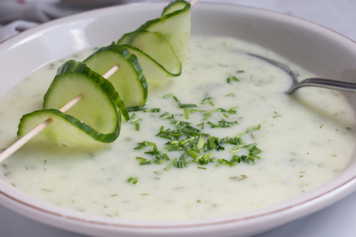 Gurkencremesuppe