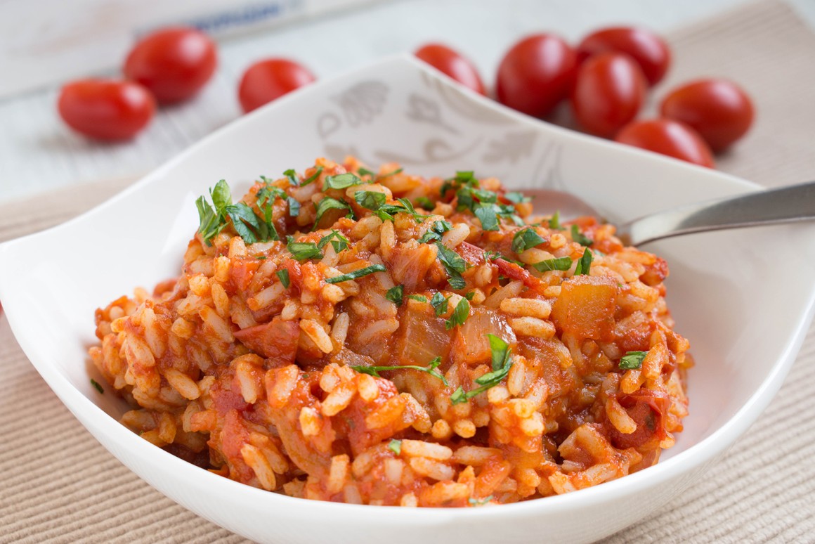 Tomatenreis griechische Art