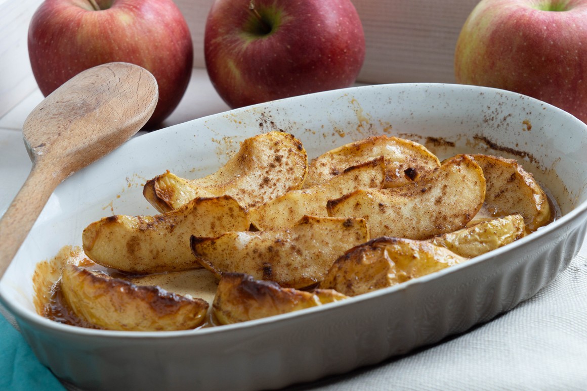 Zimtäpfel aus dem Backofen
