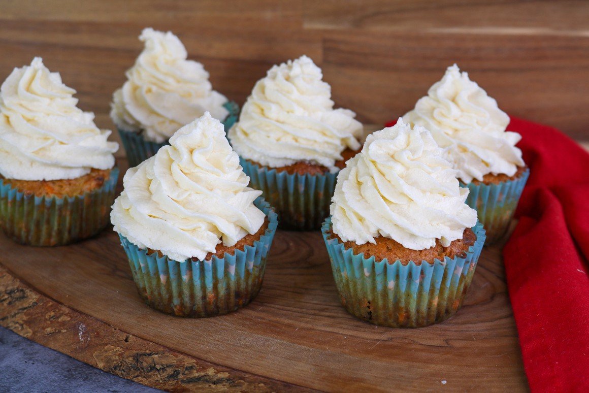 Möhren-Cupcakes