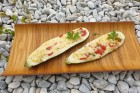 Gegrillte Zucchini mit Feta