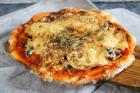 Pfannenpizza mit Joghurt