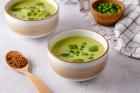 Erbsen-Kokos-Suppe