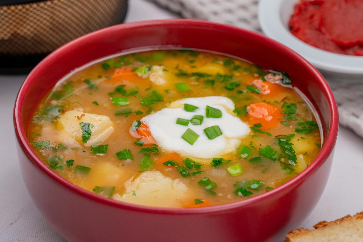 Hackfleischsuppe