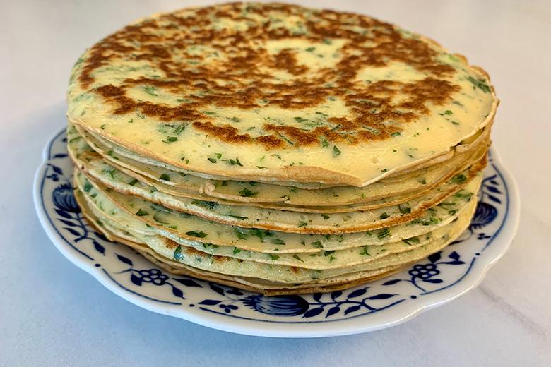 Kräuter-Pfannkuchen