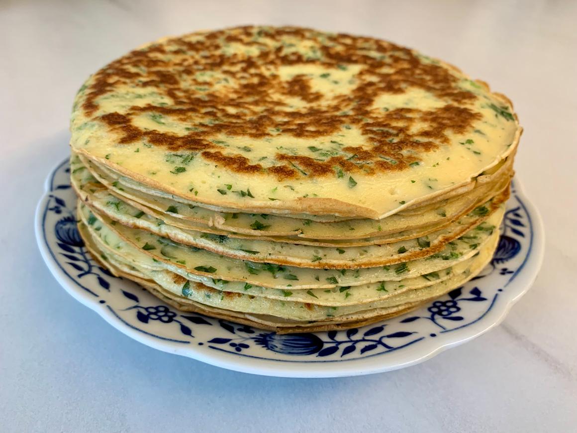 Kräuter-Pfannkuchen