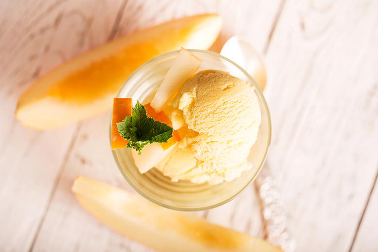 Veganes Meloneneis