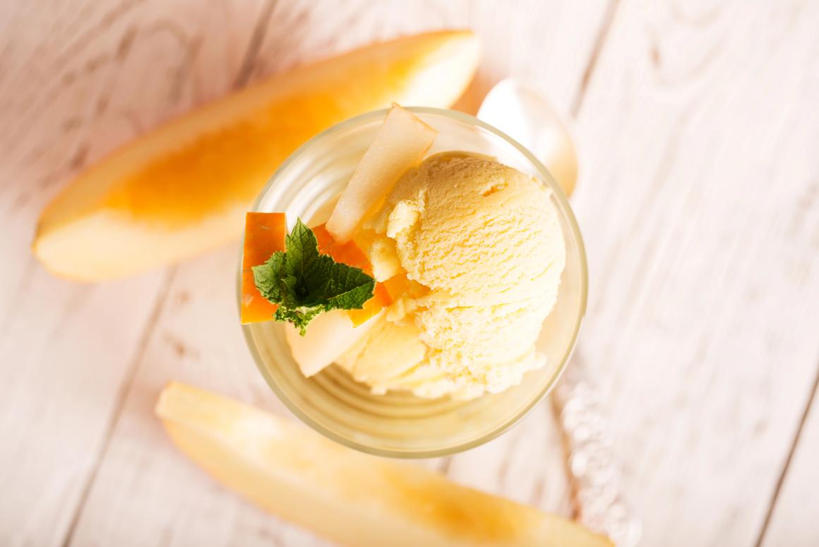 Veganes Meloneneis