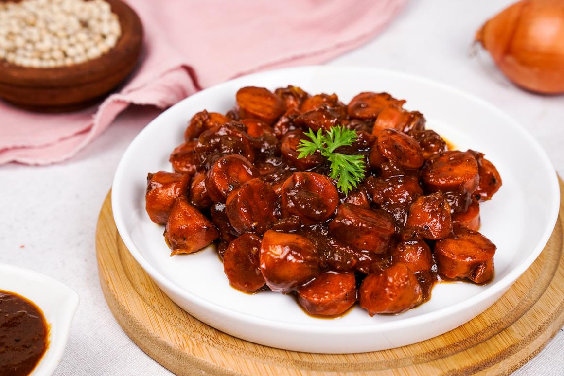 Currysauce für die Currywurst