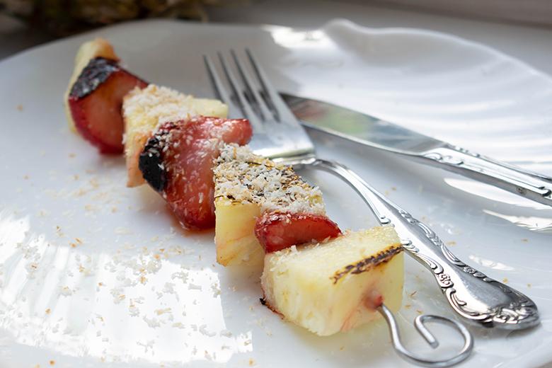 Grillspieße mit Ananas