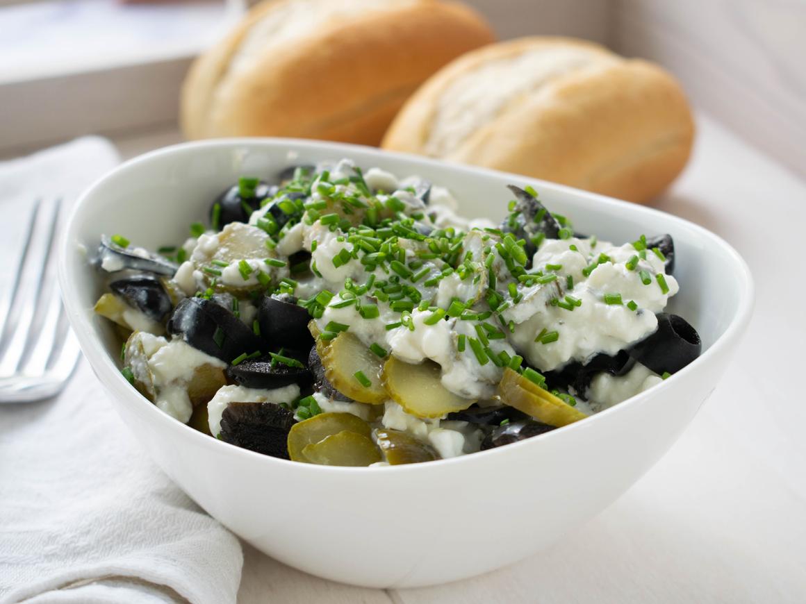Hüttenkäse-Salat