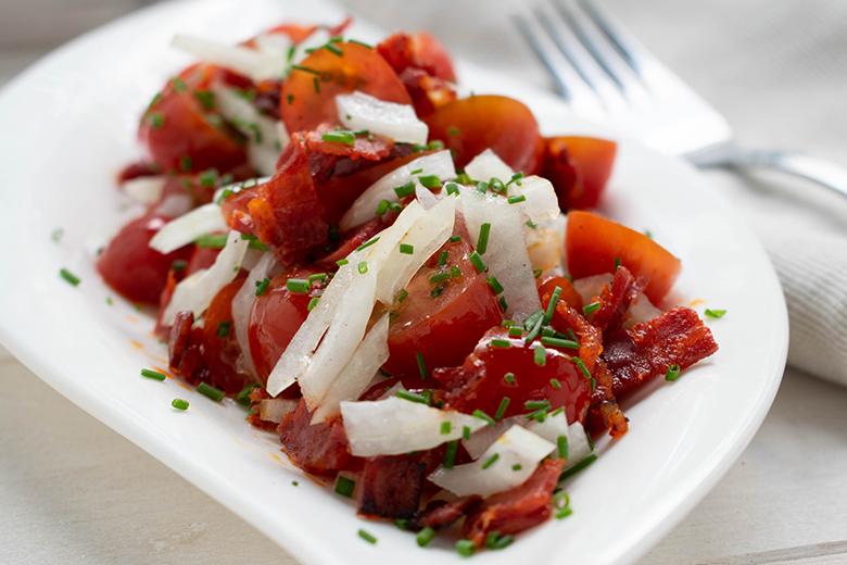 Tomatensalat mit Chorizo