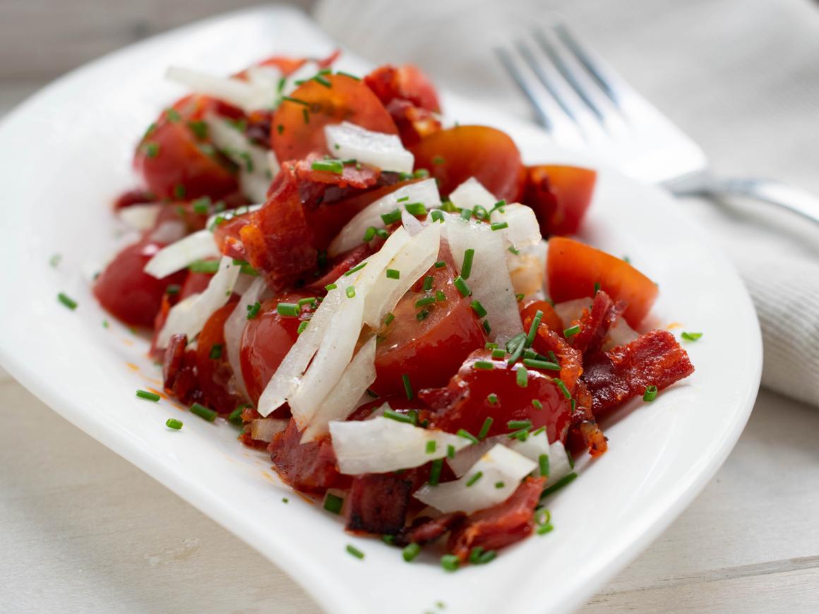 Tomatensalat mit Chorizo