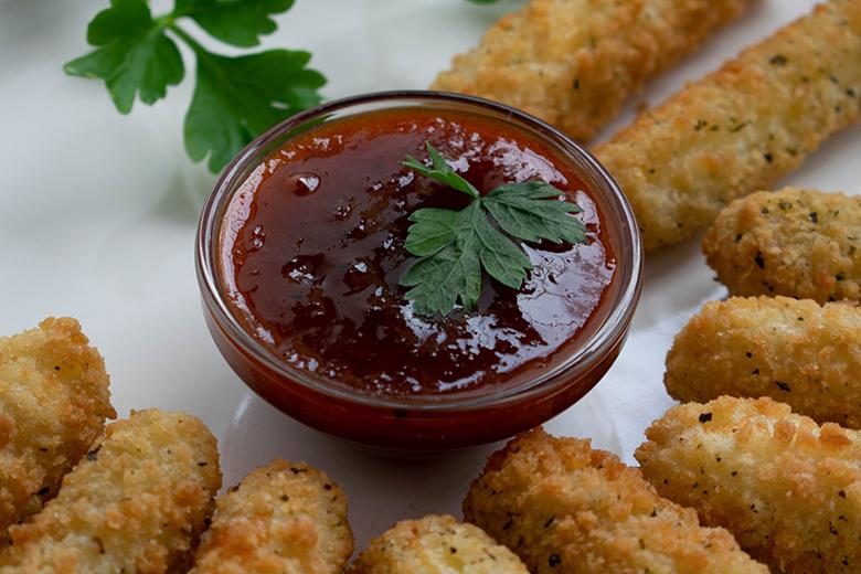 Chutney aus Rhabarber und Cranberry