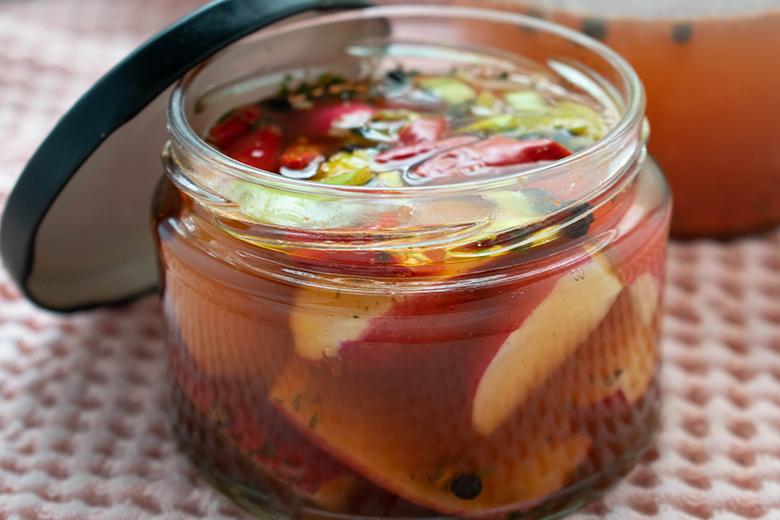 Fermentierte Radieschen mit Chili
