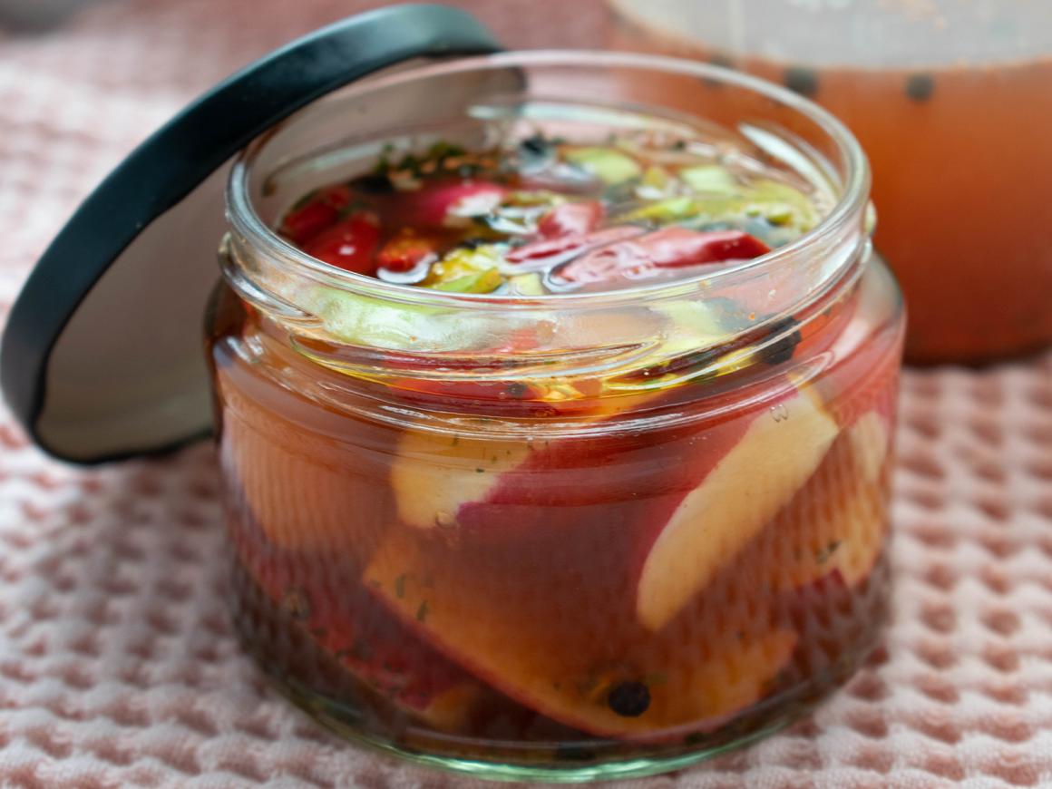 Fermentierte Radieschen mit Chili